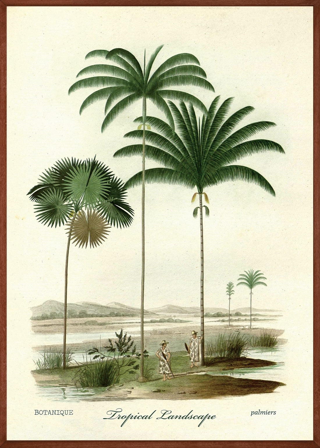 Tropical Landscape Poster Botanic