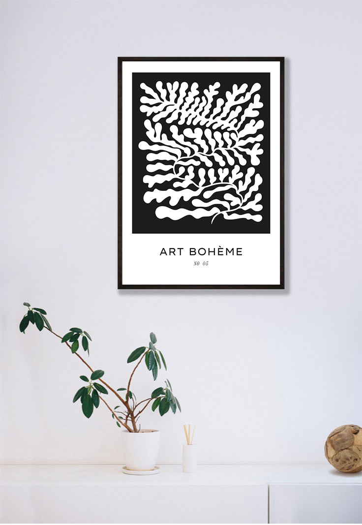 Art Boheme Coral No5 Poster