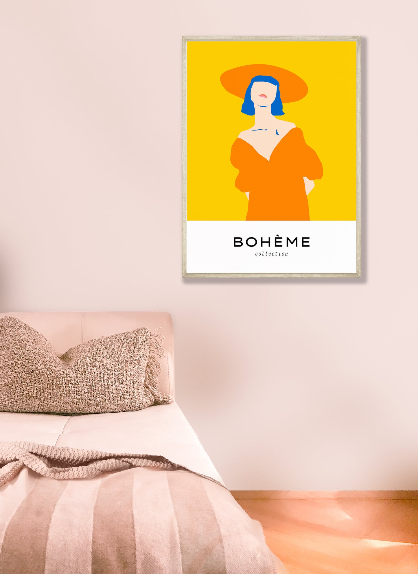 Abstract Art Boheme Woman Poster