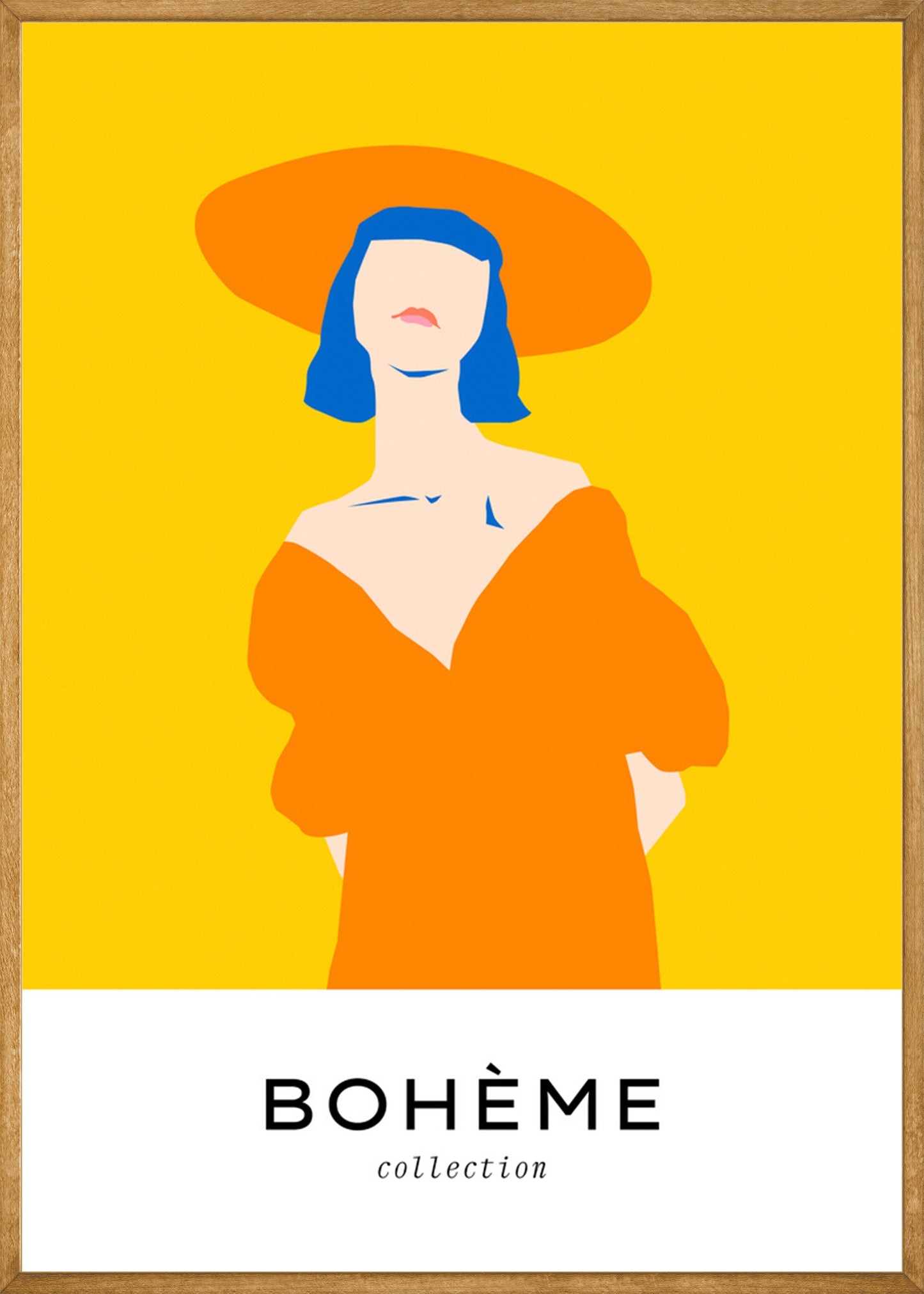 Abstract Art Boheme Woman Poster