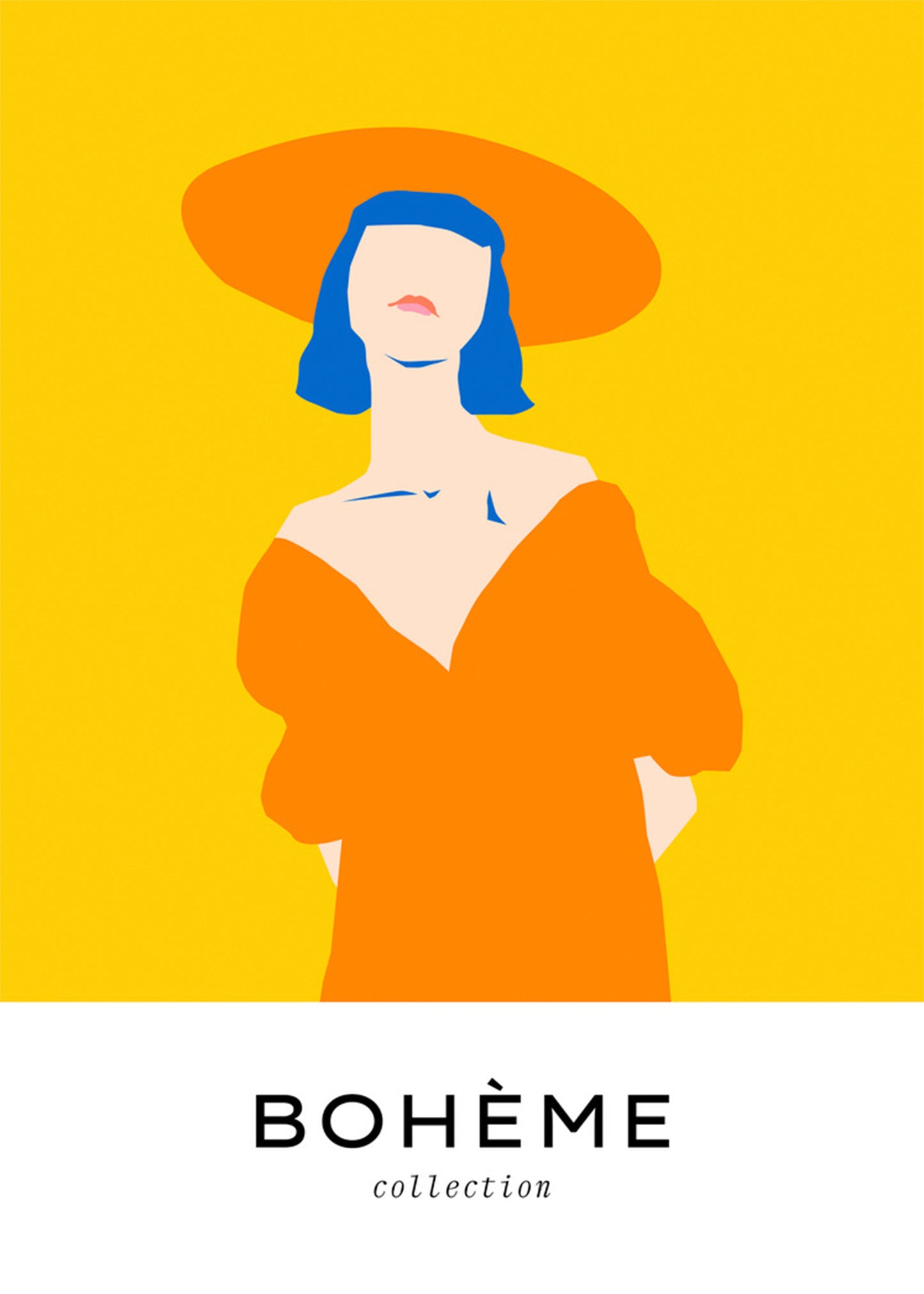 Abstract Art Boheme Woman Poster