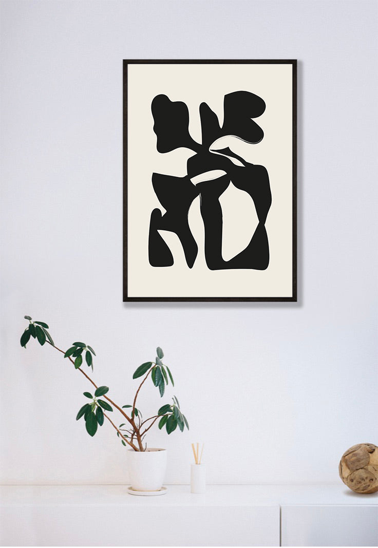 Bohemian Collection Abstract Art Figure Poster