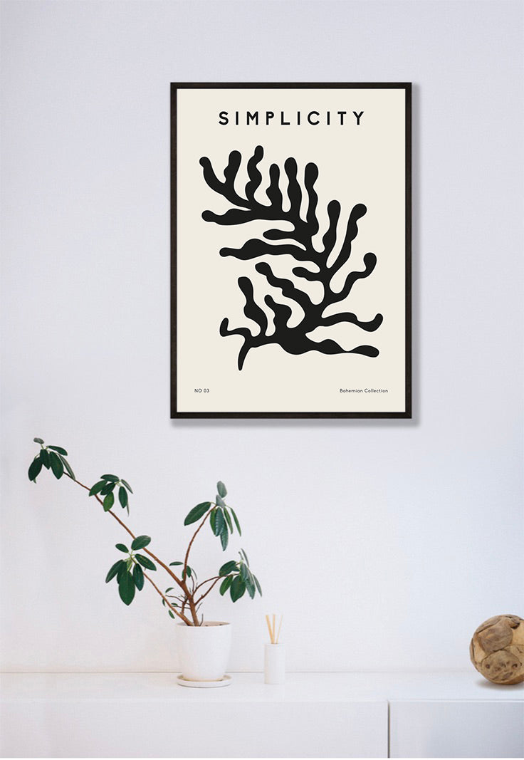 Bohemian Collection Coral No3 Poster