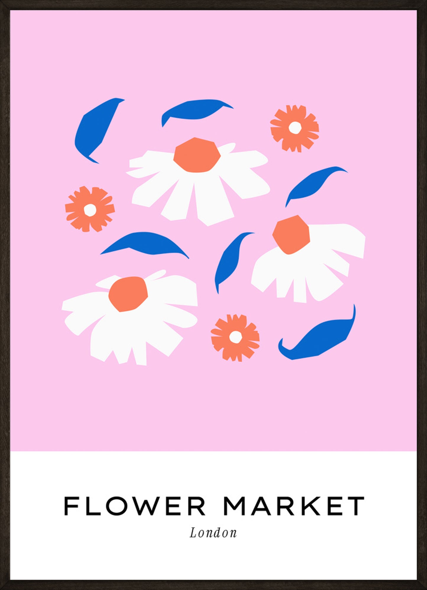 Daisy Flower Market Poster