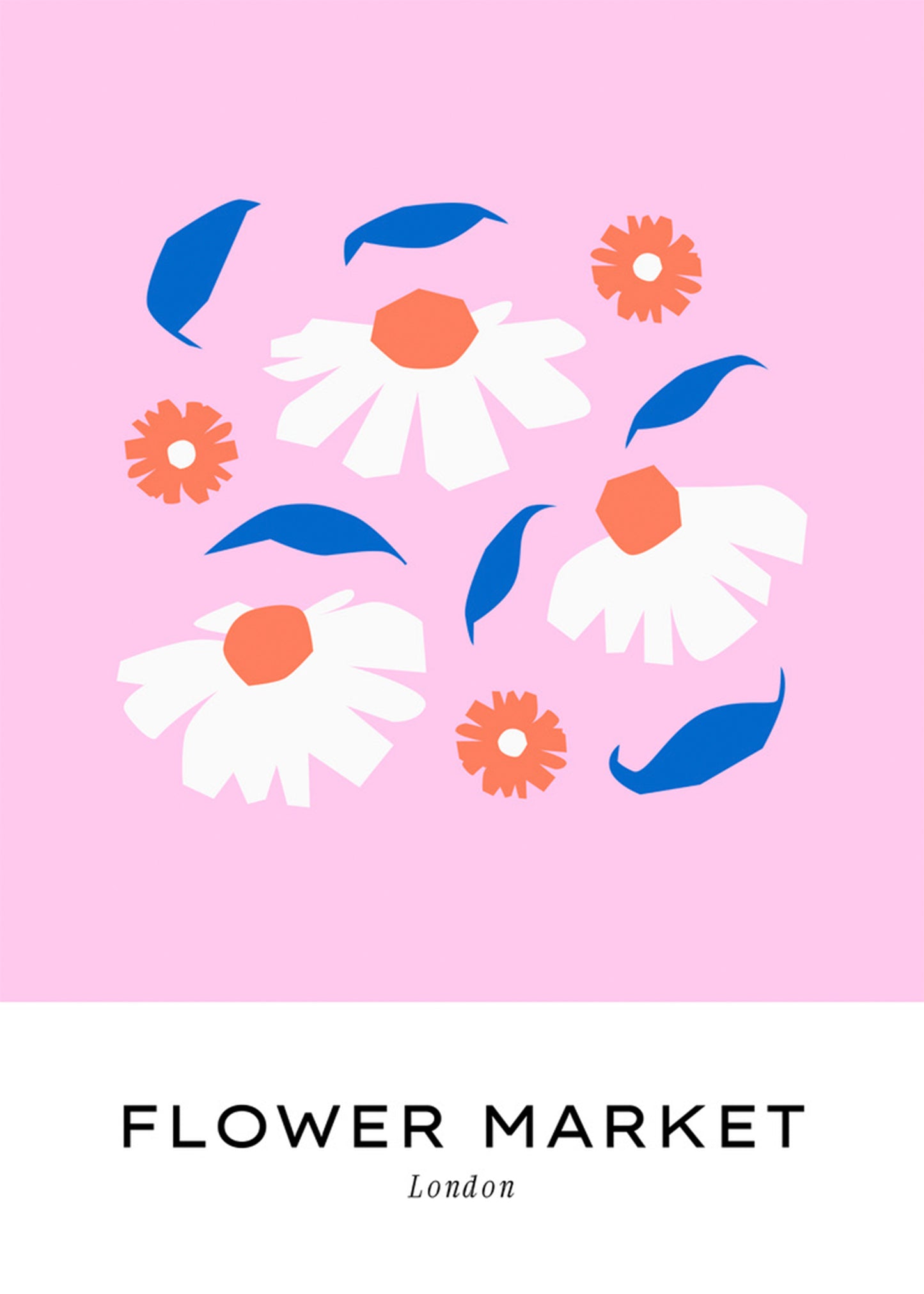 Daisy Flower Market Poster