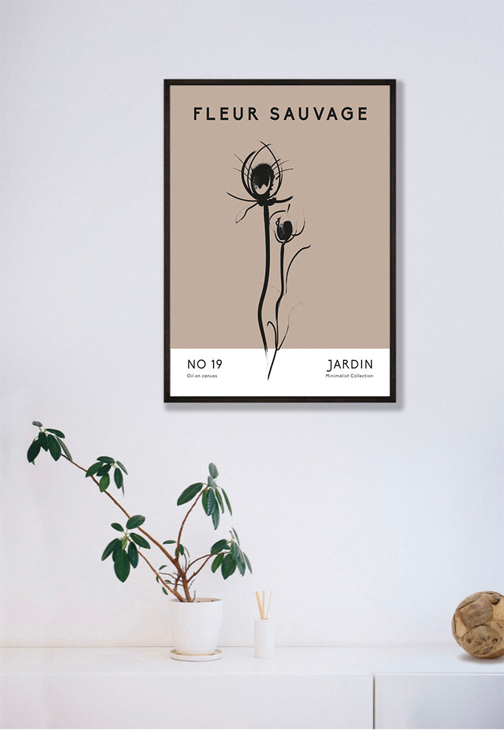 Jardin Collection Poppy Flower No 19 Poster