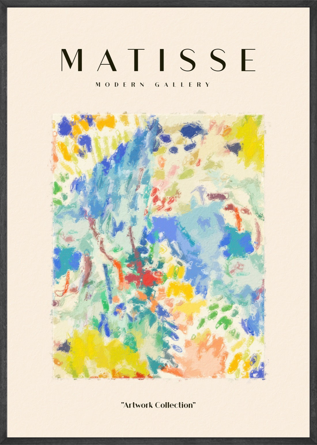 Kleurrijk Landschap Poster in Lijst - Henri Matisse