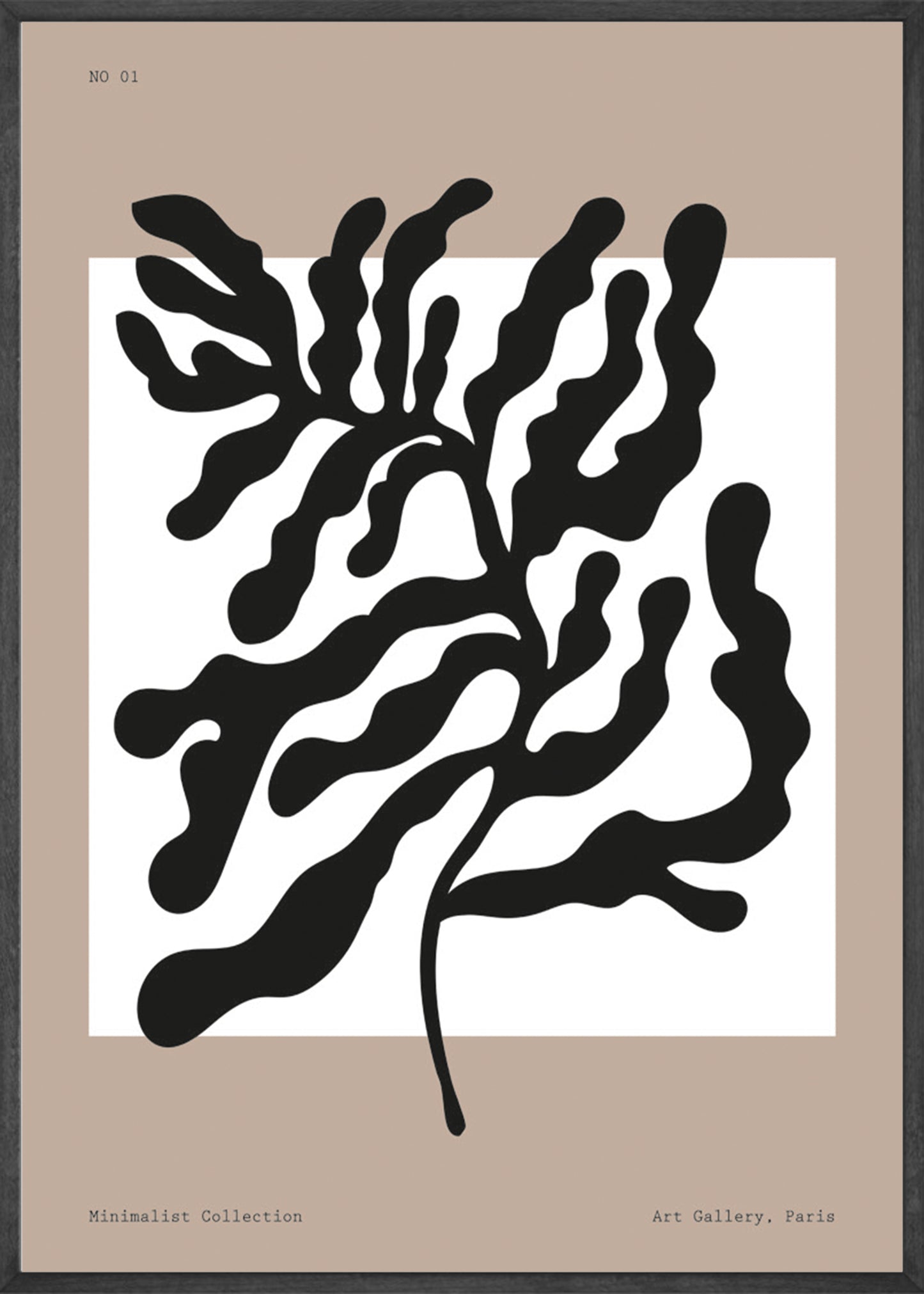 Minimalist Collection Seaweed No1 Poster