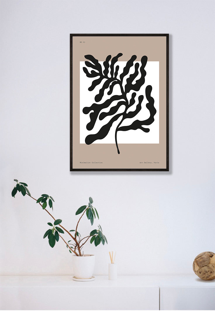 Minimalist Collection Seaweed No1 Poster