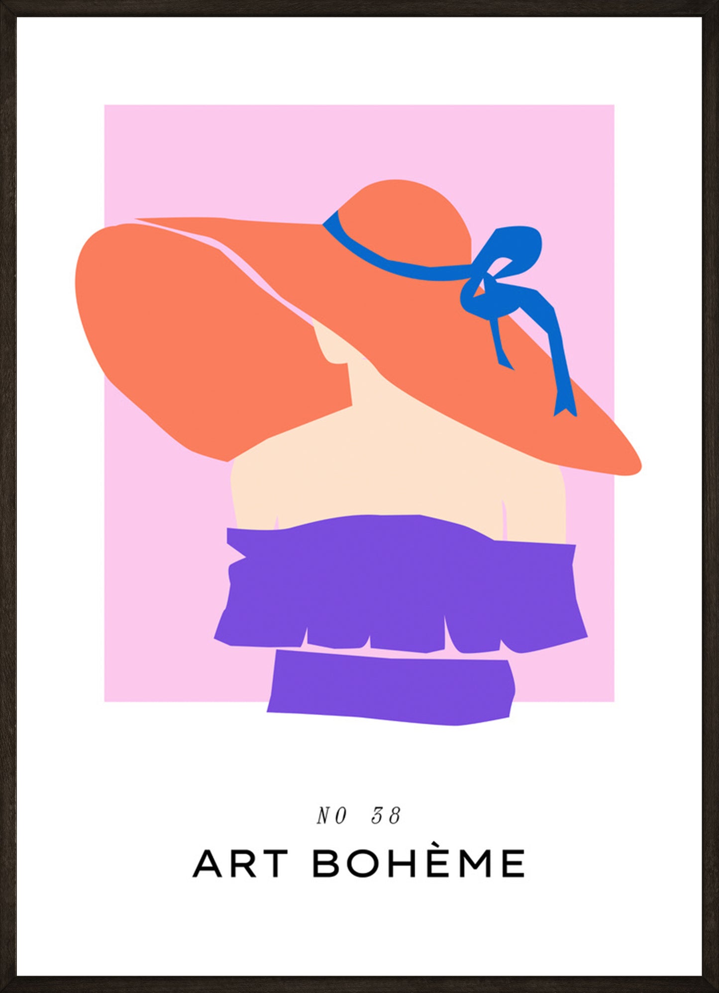 Woman With Hat No38 Poster